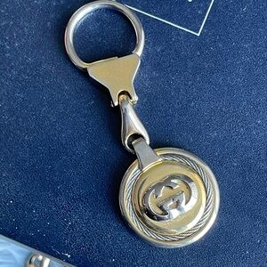 Authentic Gucci vintage key holder charm